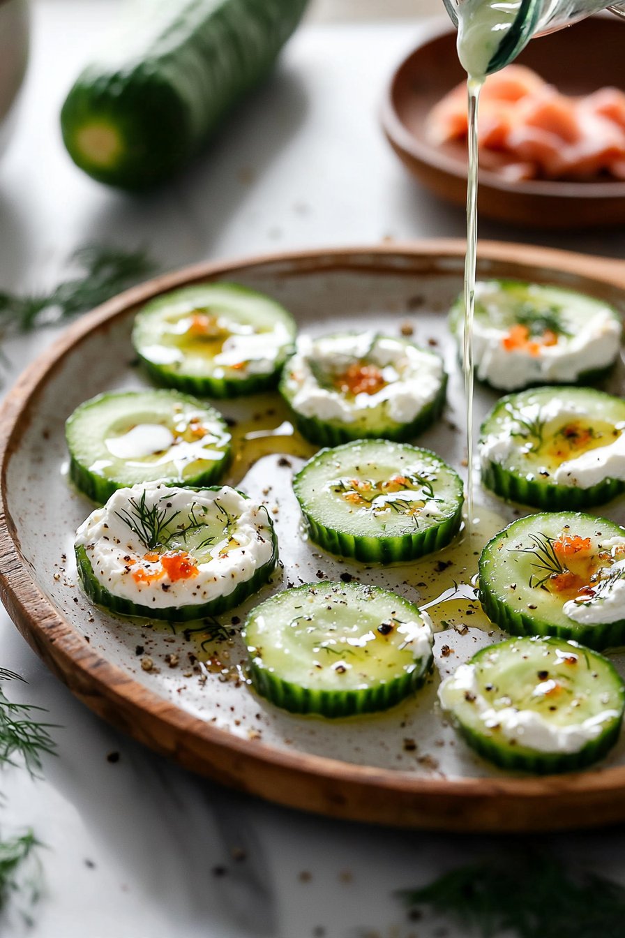Cucumber Cream Cheese Bites
