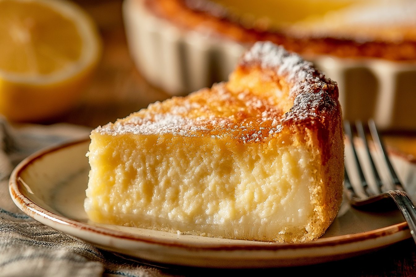 Impossible Lemon Pie