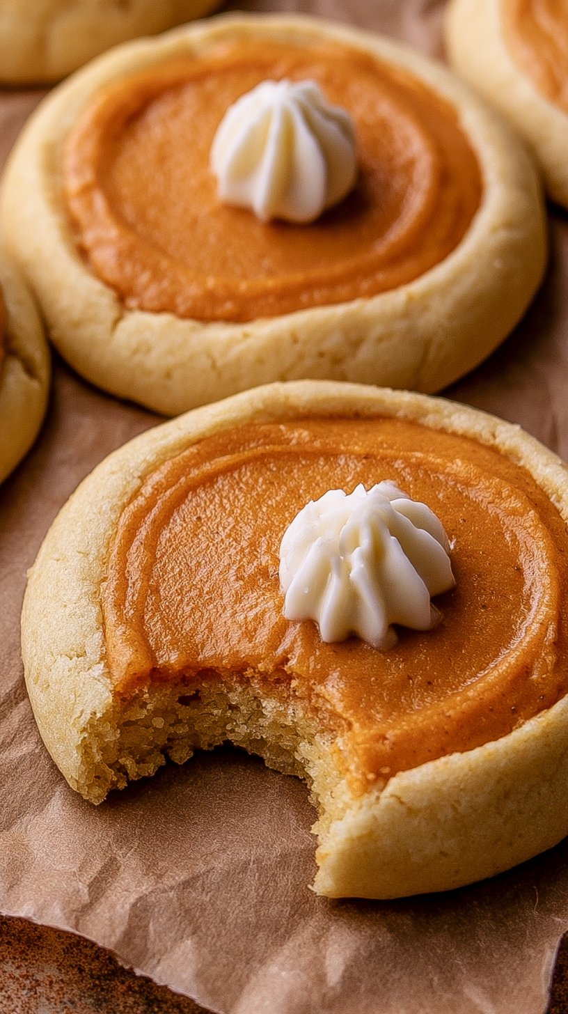 Crumbl Pumpkin Pie Cookies