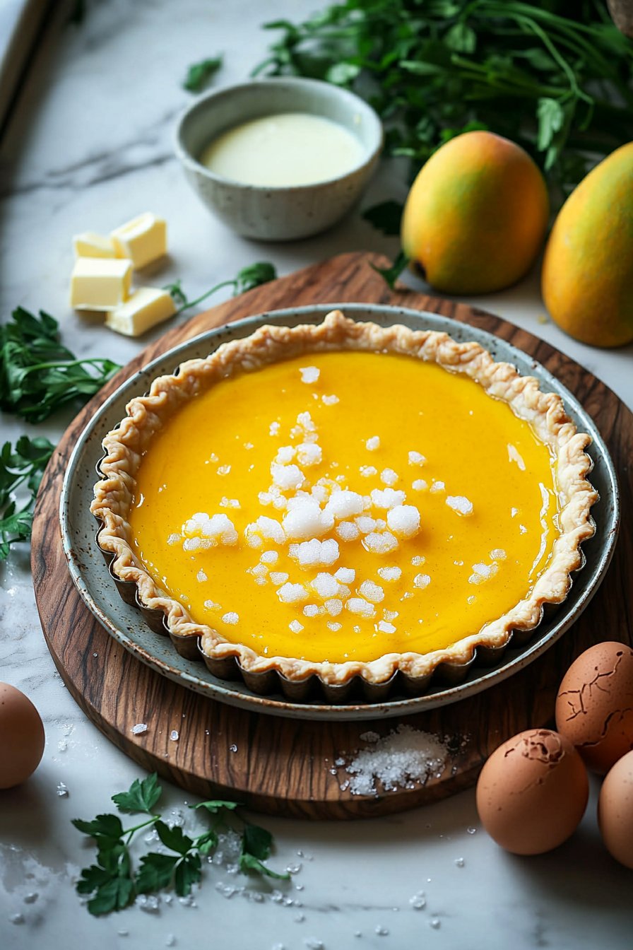 Mango Curd Tart
