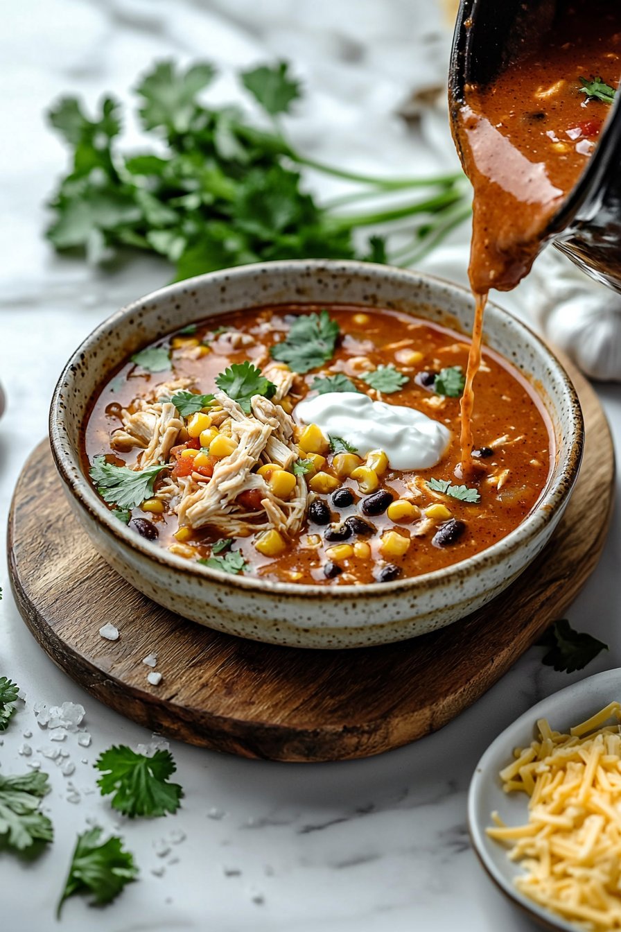 Hühner-Enchilada-Suppe