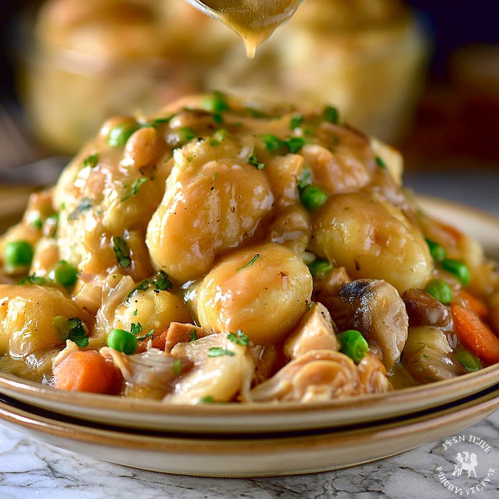 One Pot Gnocchi Chicken Pot Pie