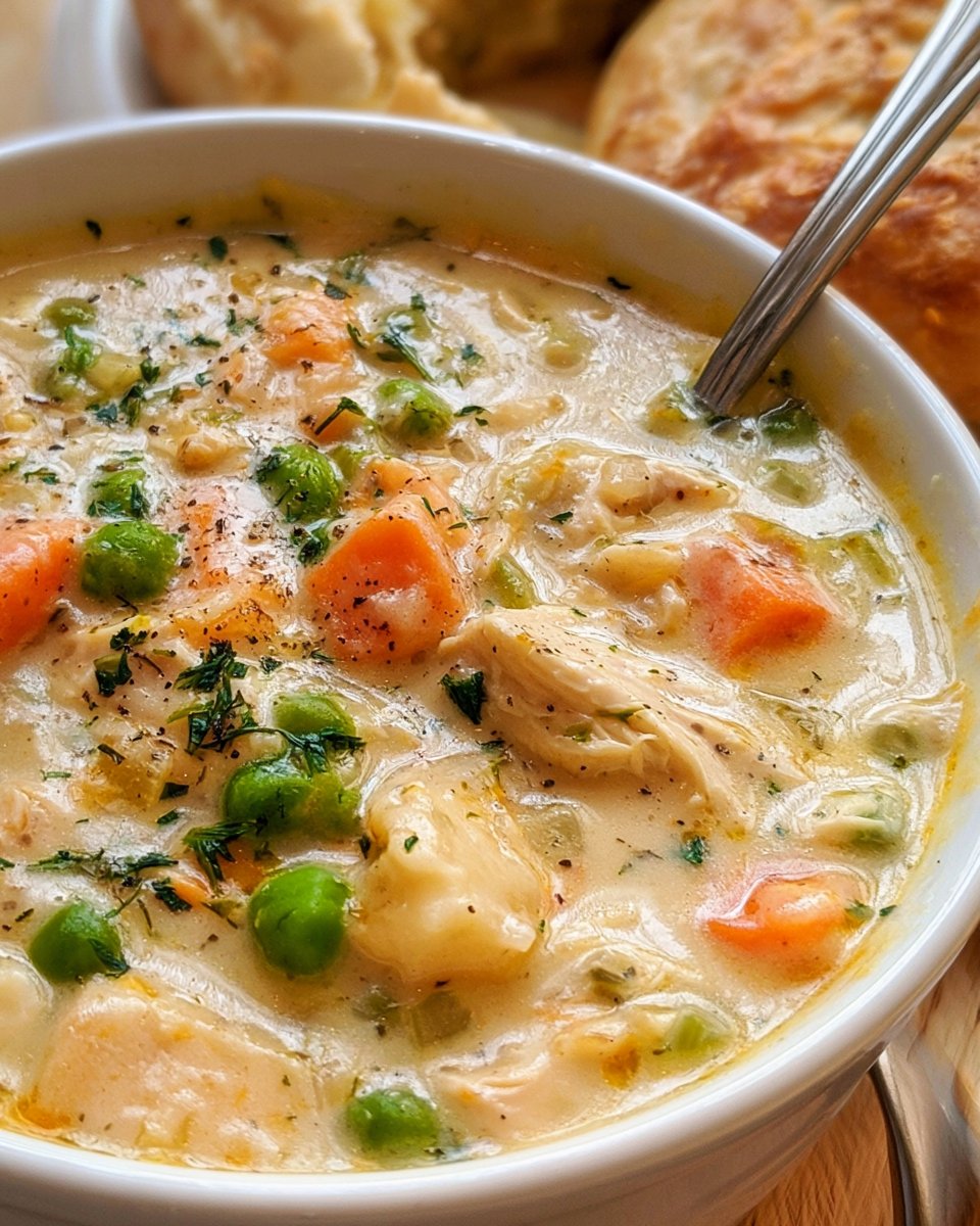 Creamy Chicken Pot Pie Soup
