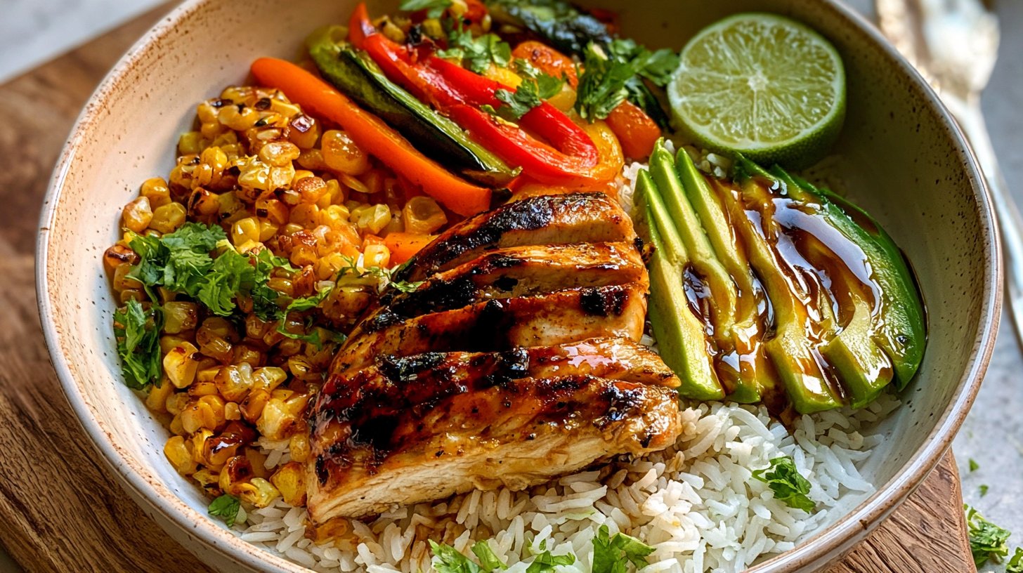 Incredible Honey Lime Chicken Rice Bowls