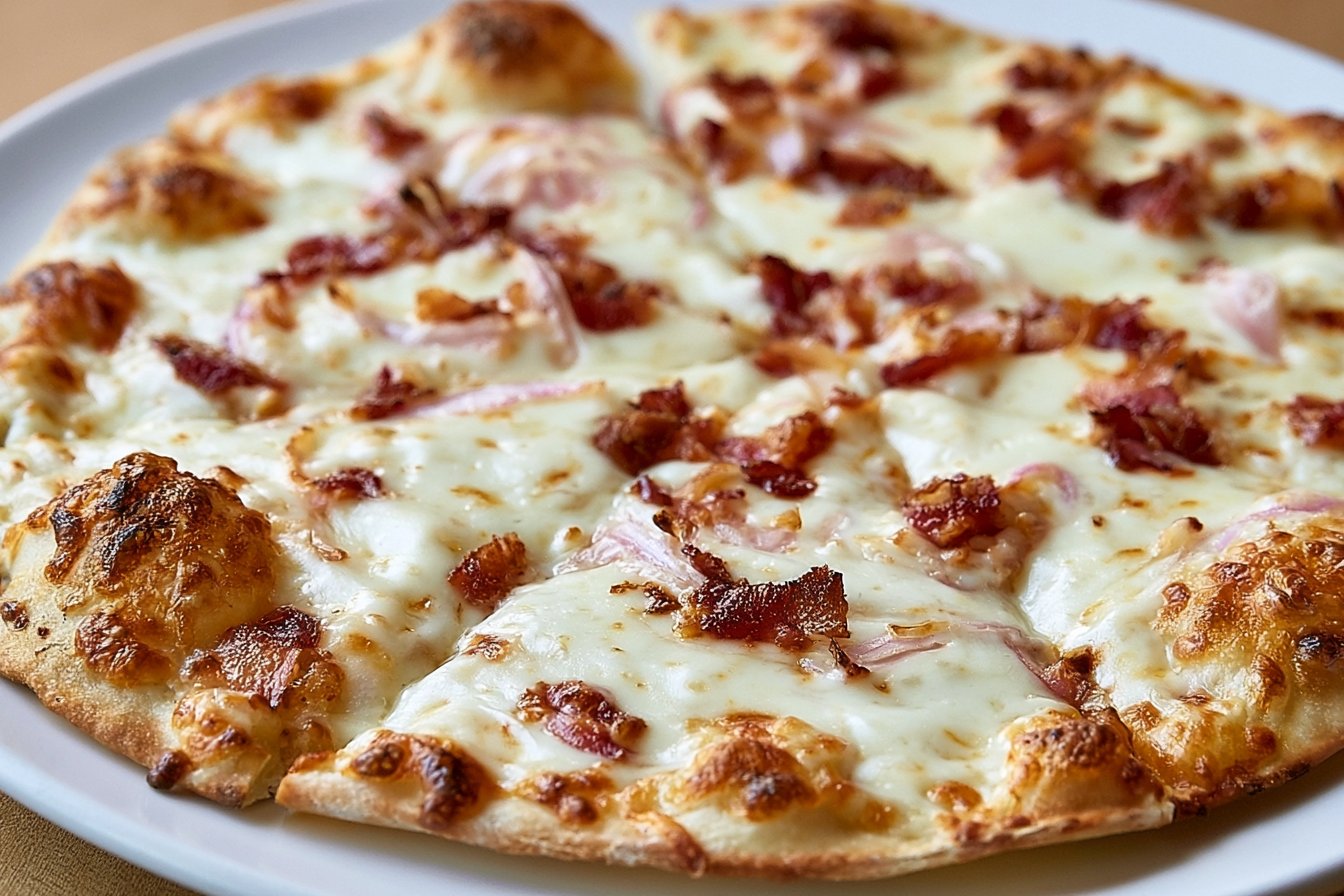 Authentic Flammkuchen Recipe (German Tarte Flambée)