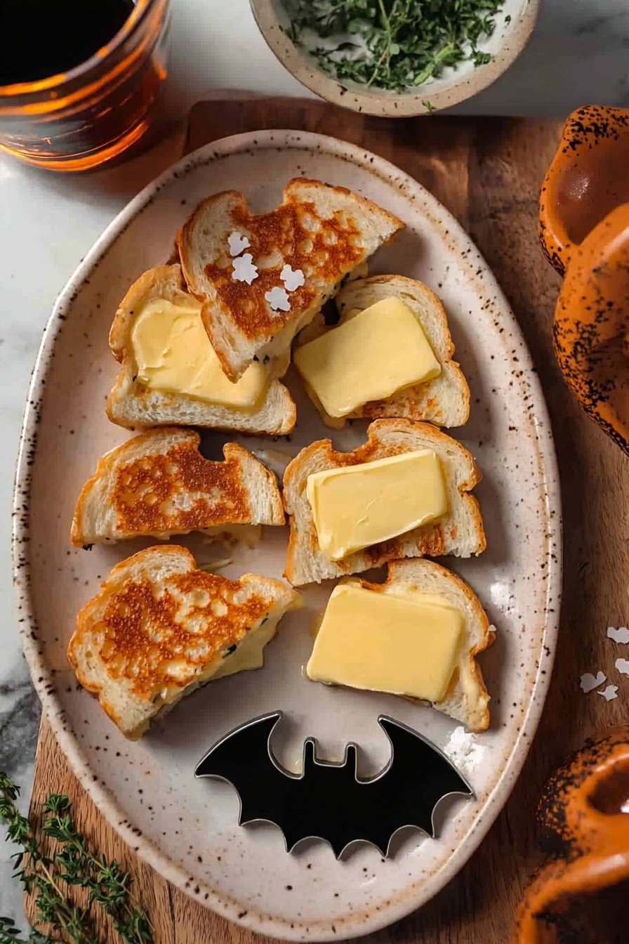 Mini Bat Grilled Cheese &ndash; Spooky Fall Appetizer in 15 Minutes