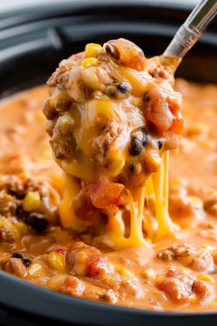Crockpot Ground Beef Casserole