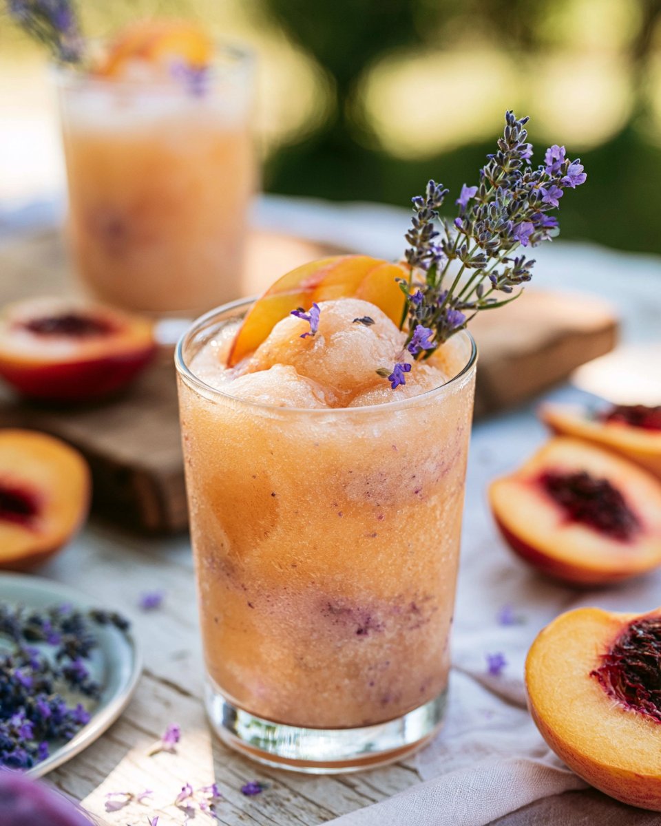 Peach Lavender Slush