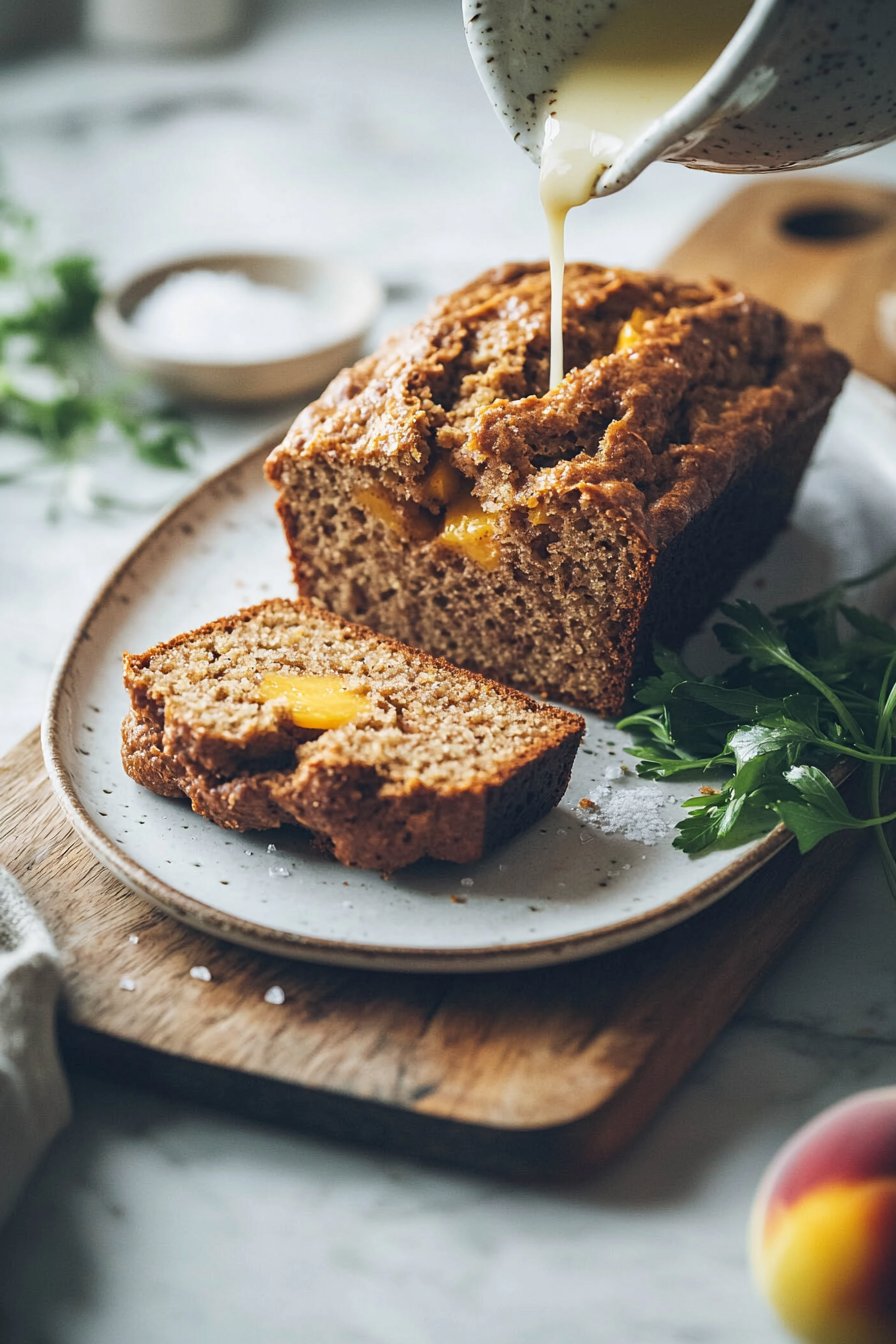 Easy Spiced Peach Bread