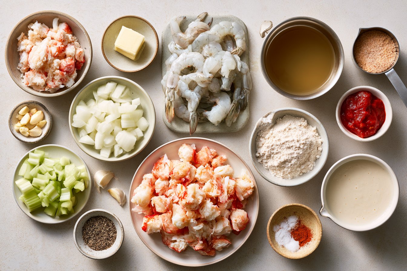 Creamy Crab And Shrimp Seafood Bisque