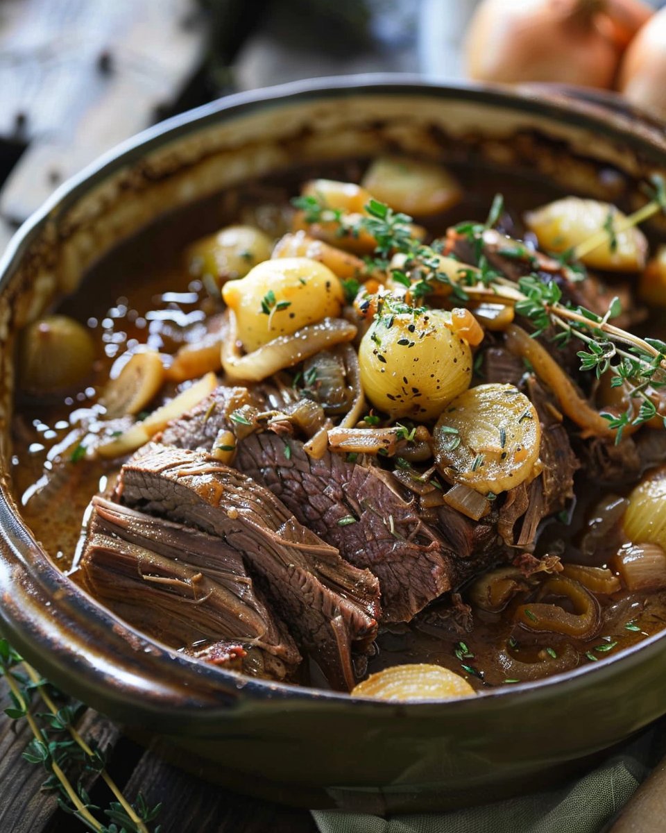 French Onion Pot Roast — Cozy Fall Dinner or Holiday Main