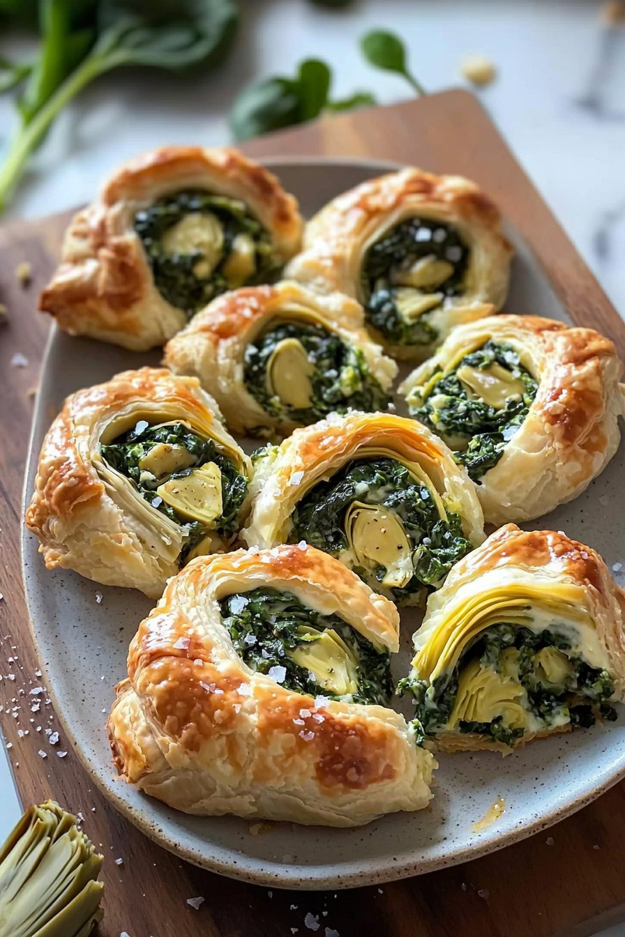 Spinach Artichoke Swirls