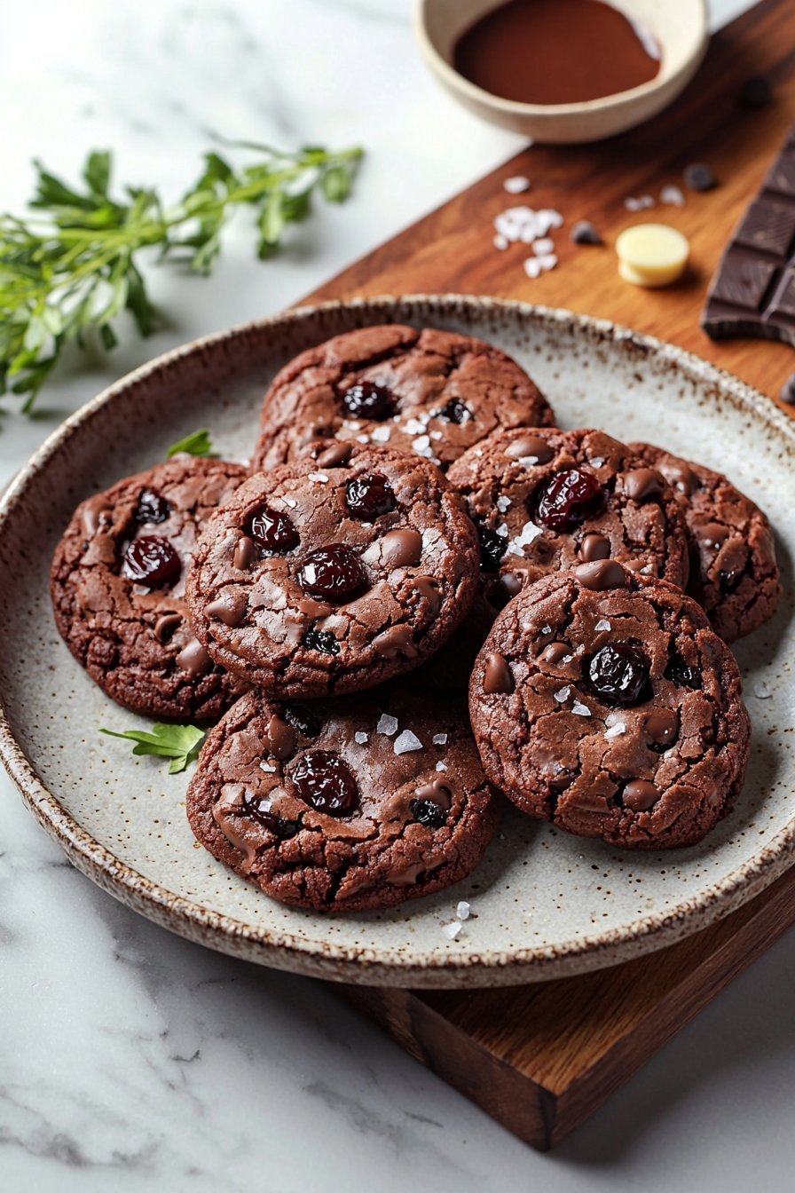 Chocolate Cherry Cookies
