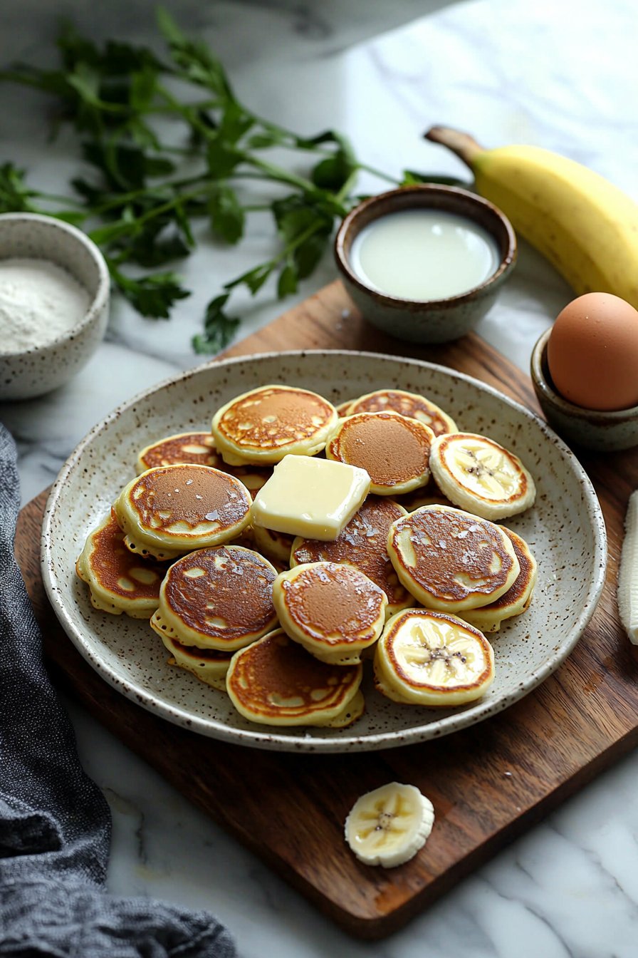 Mini Banana Pancakes