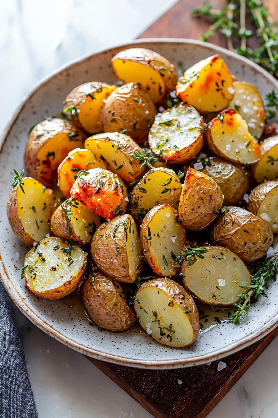 Garlic Herb Roasted Potatoes