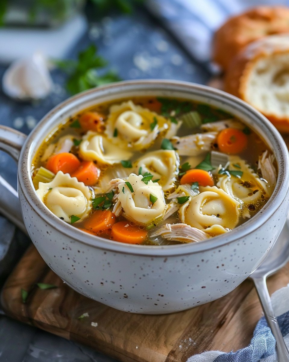 Chicken Tortellini Soup