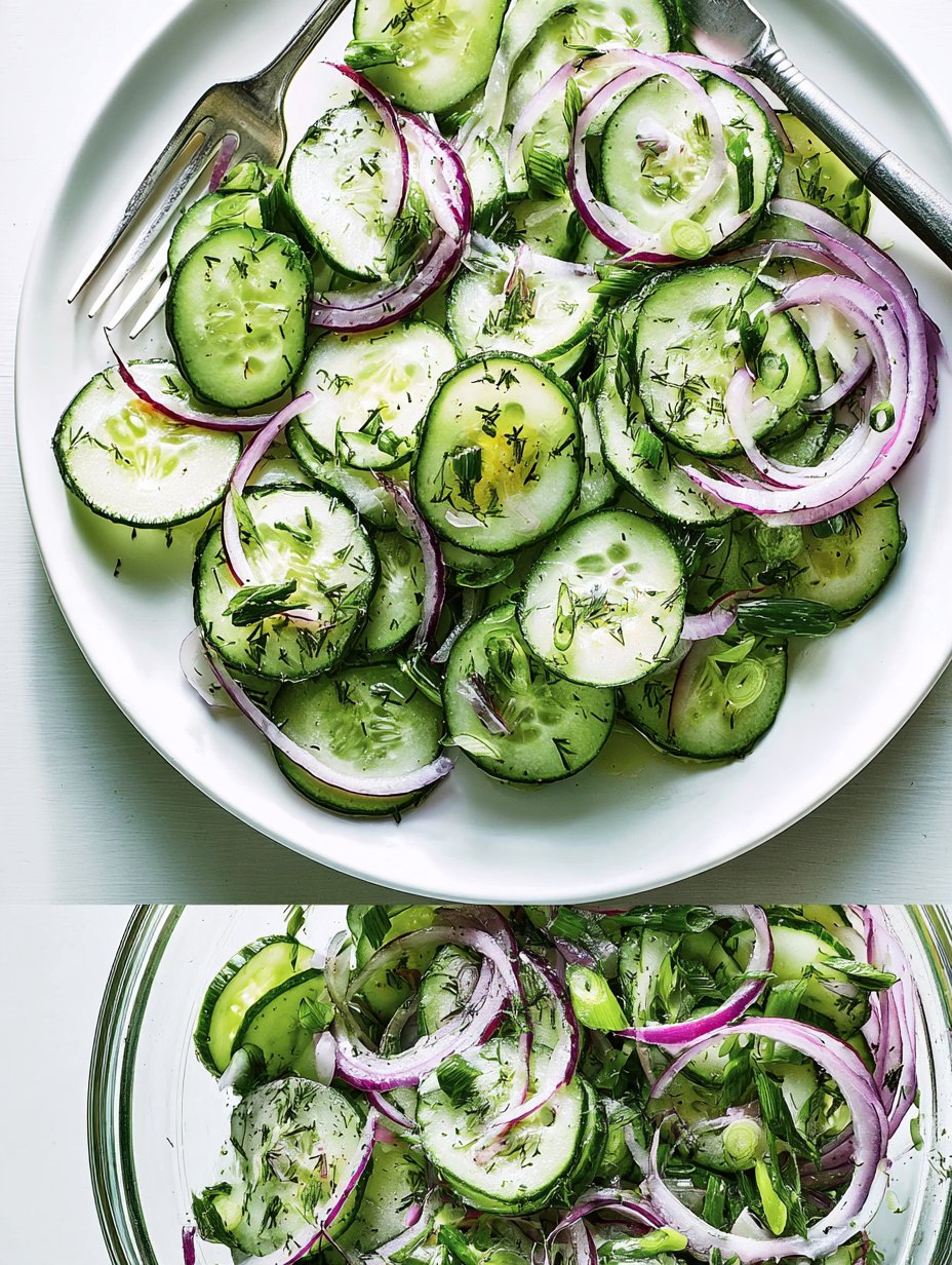 Receta Fácil de Ensalada de Pepino | Downshiftology