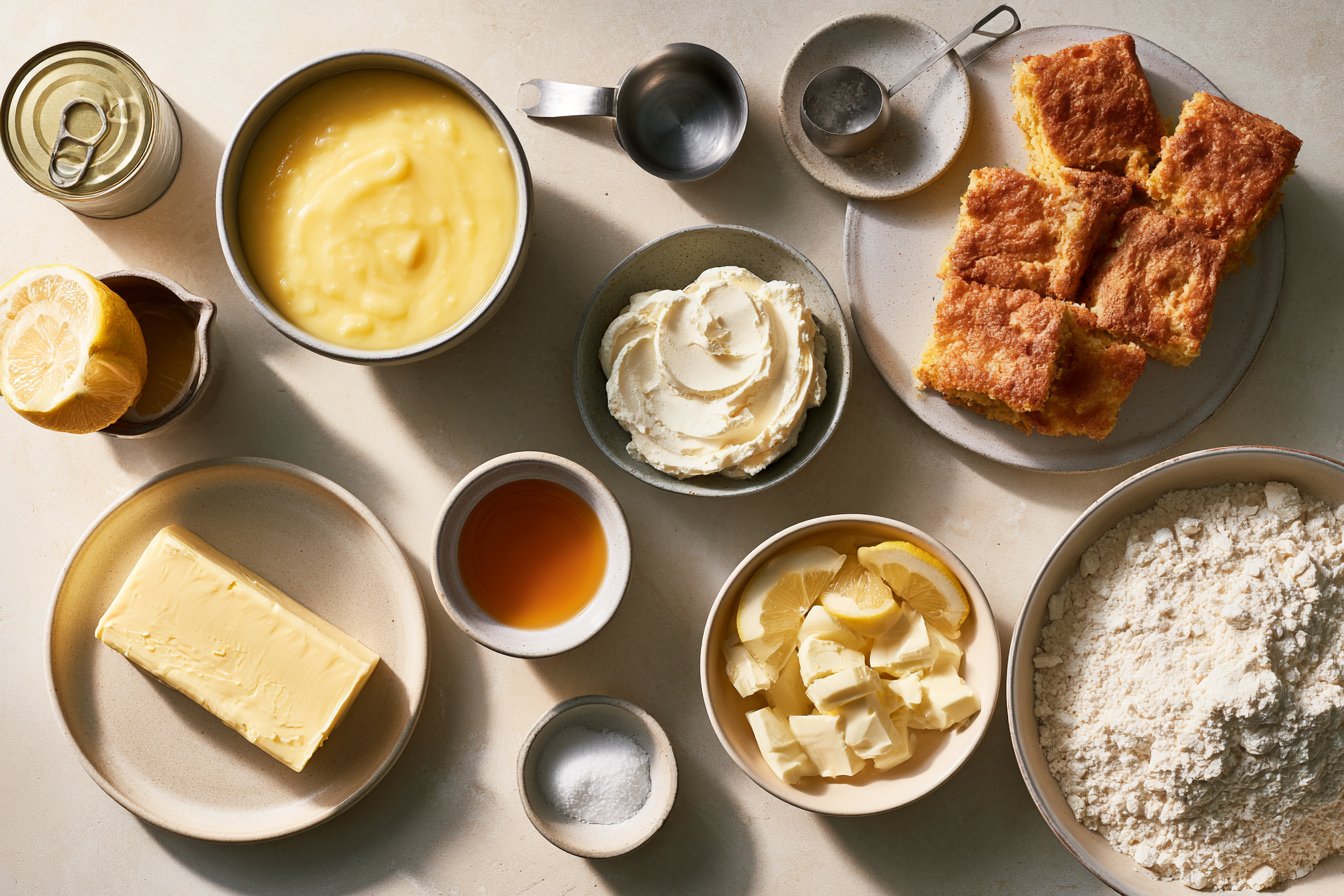 Lemon Cream Cheese Dump Cake