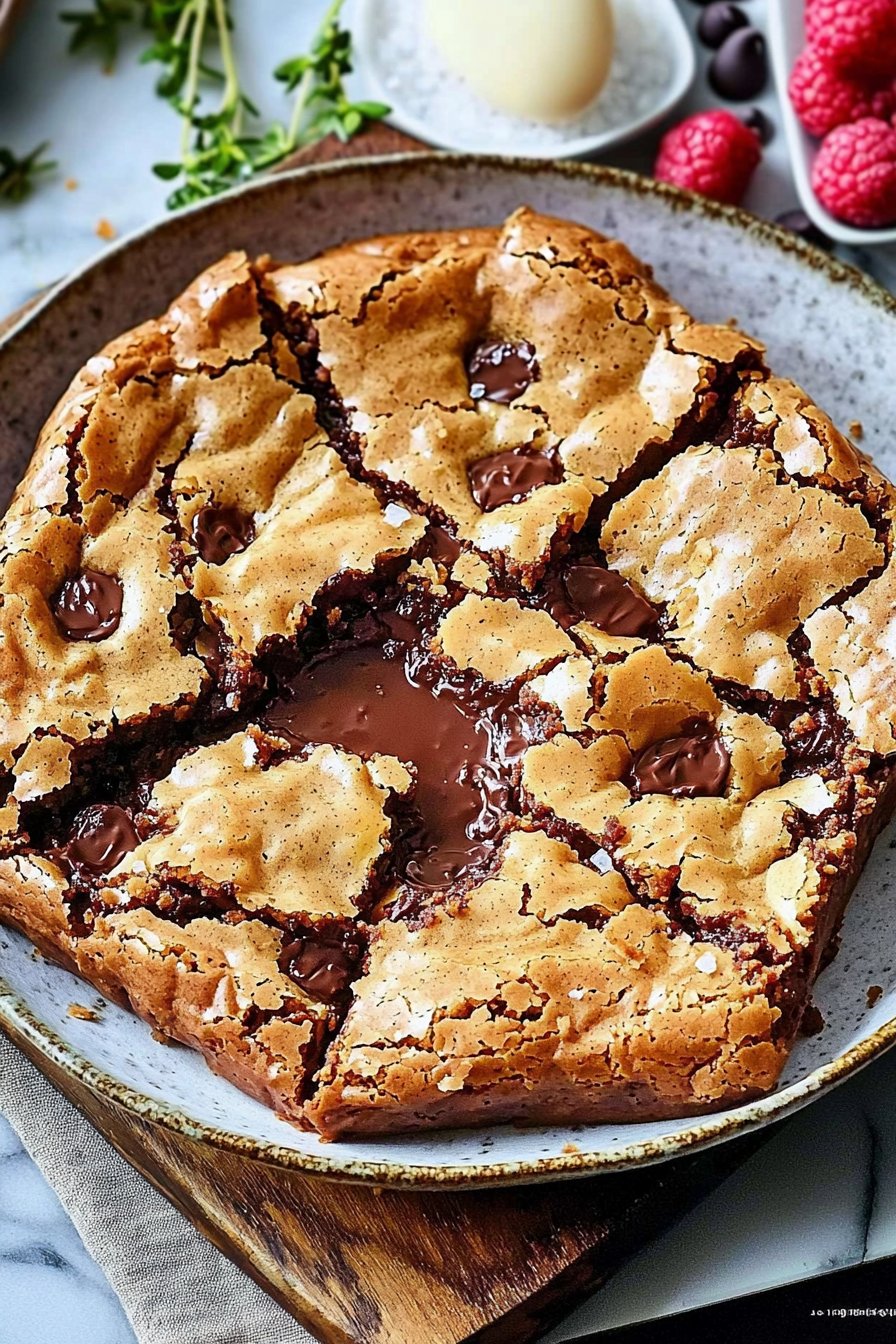 Blondies aus der Pfanne