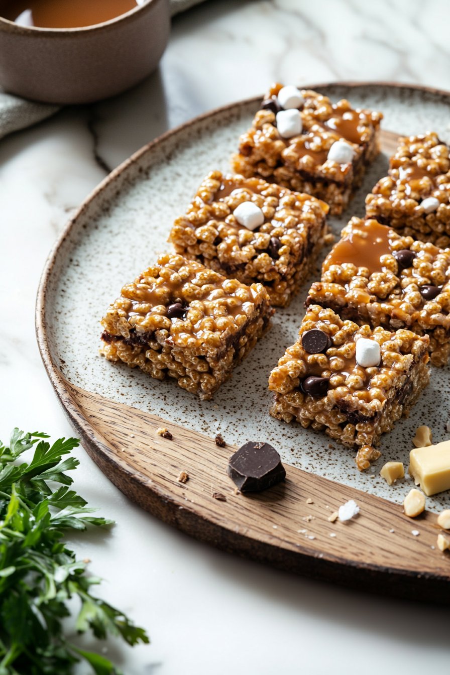 Rice Krispie Millionaire Bars