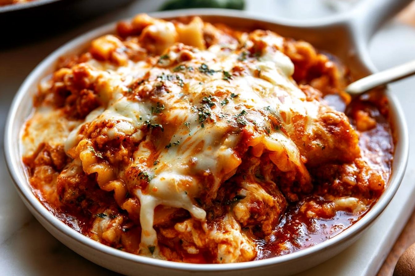 Easy Skillet Lasagna