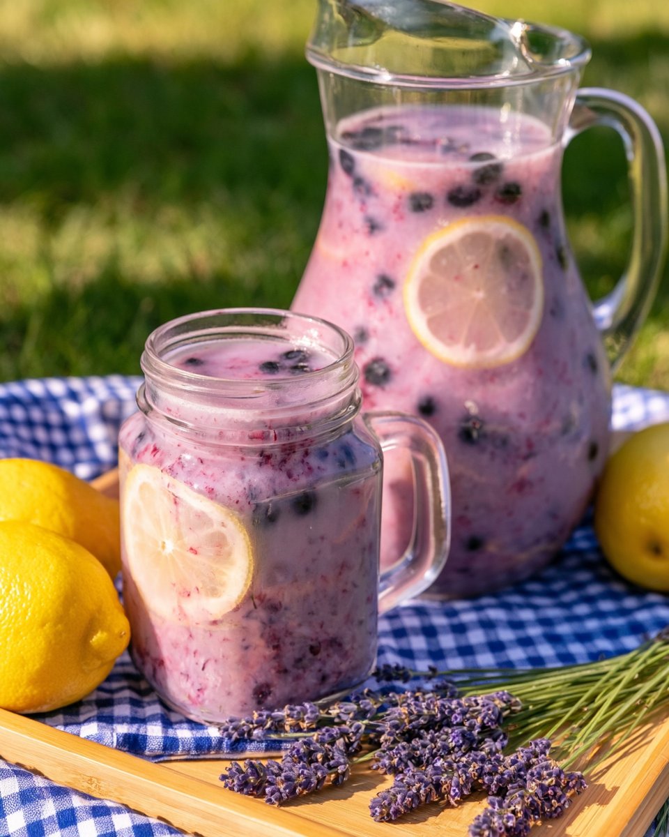 Lavender Blueberry Lemonade