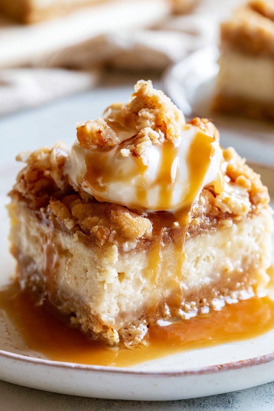 Caramel Apple Cheesecake Bars