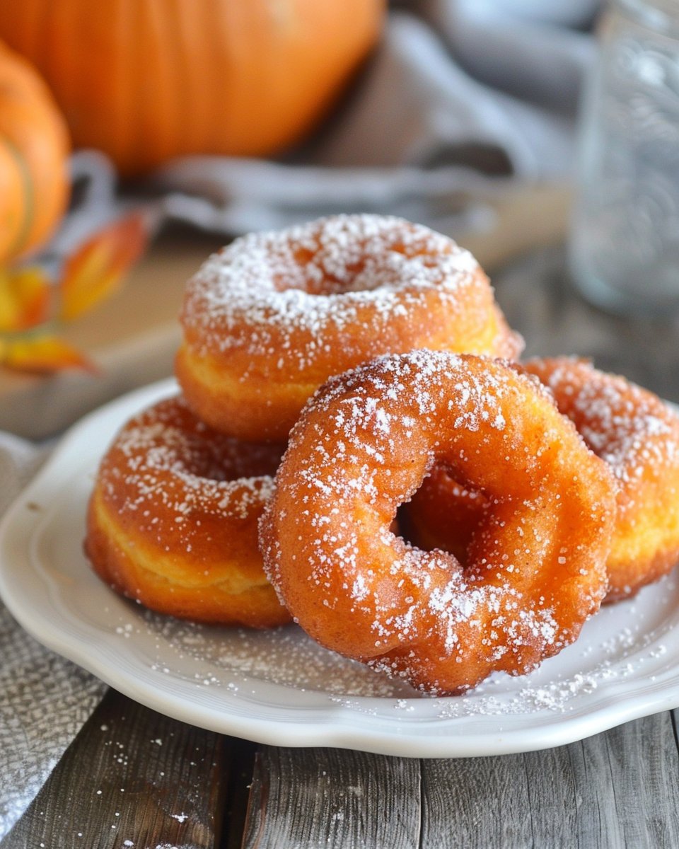 Fried Pumpkin Donuts 2 Fried Pumpkin Donuts
