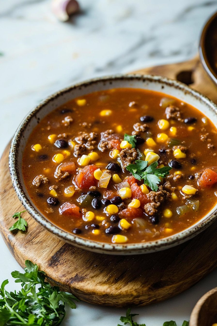 Easy Crockpot Cowboy Soup