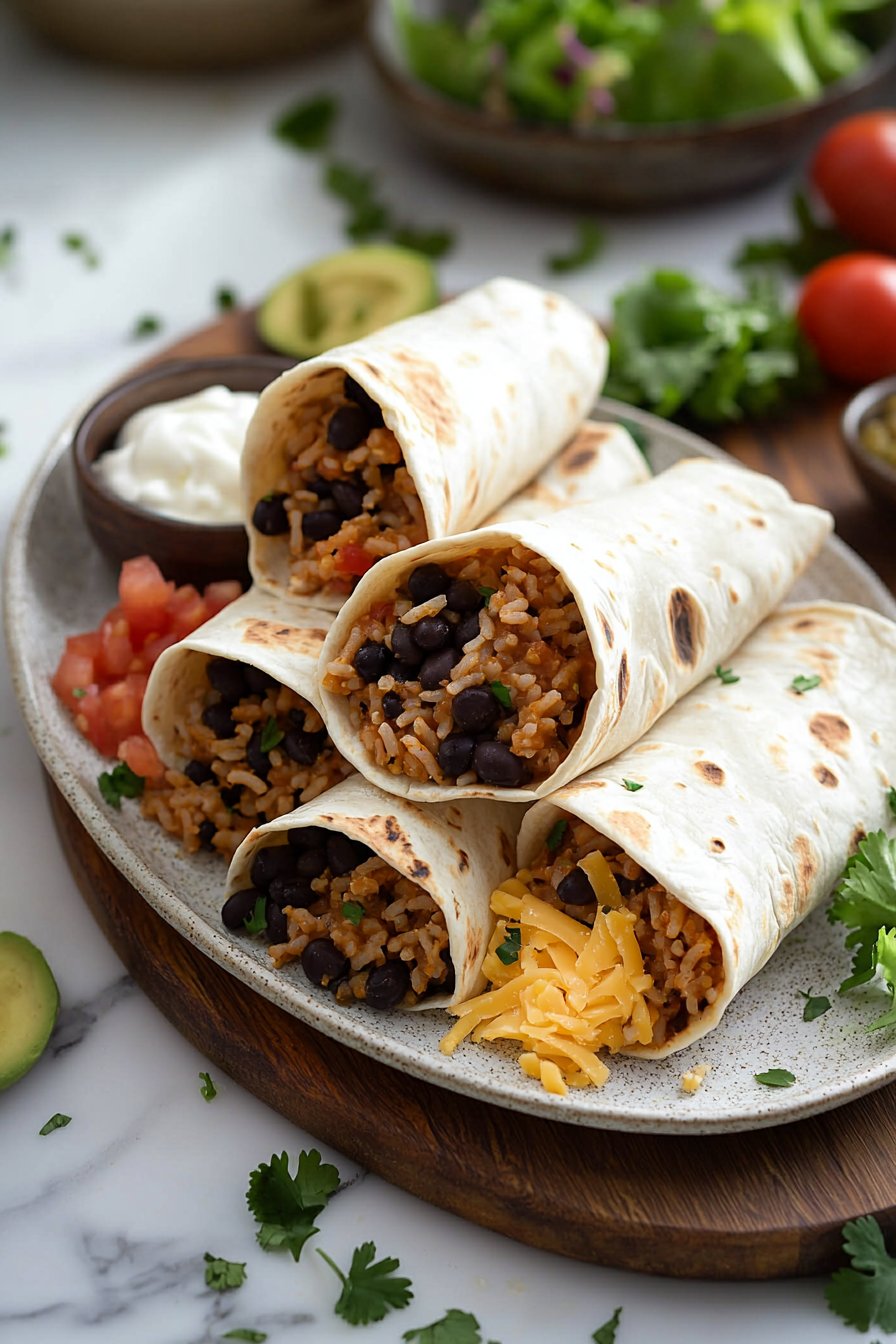 Easy Bean Burritos