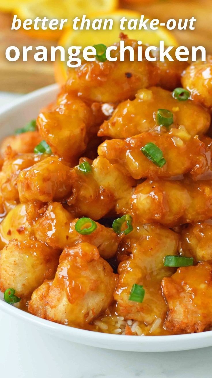 Homemade Orange Chicken Recipe