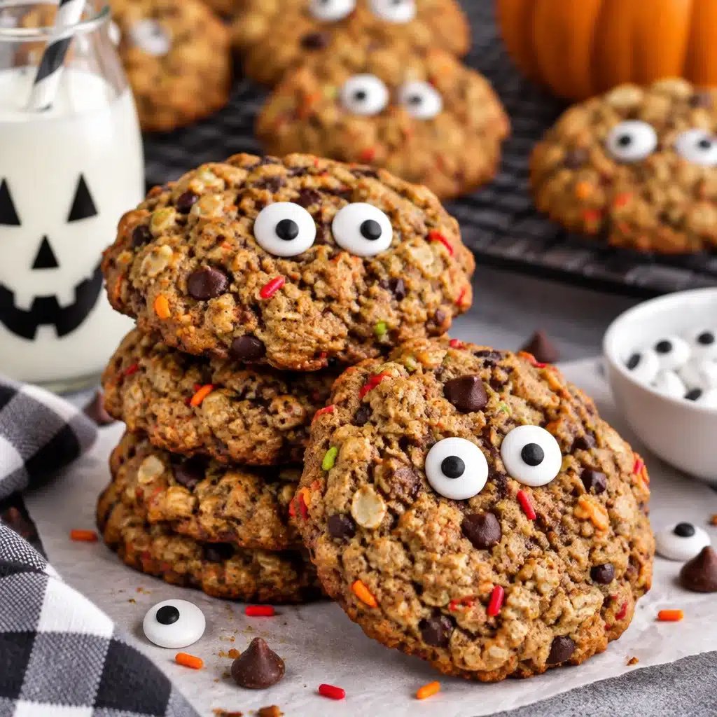 Spooky Glutenfreie Monster Cookies