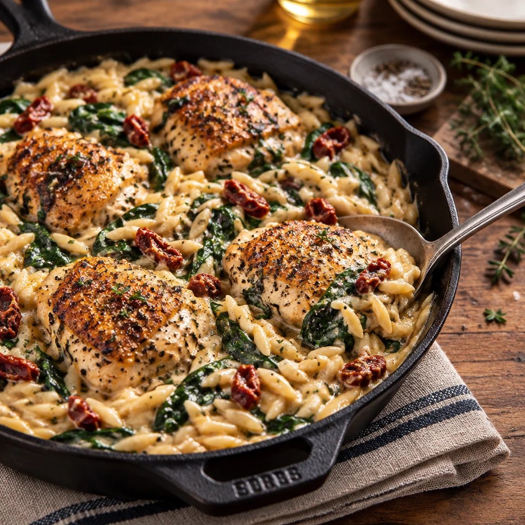 Cozy Christmas Wreath Chicken Pasta Bake Easy and Delicious