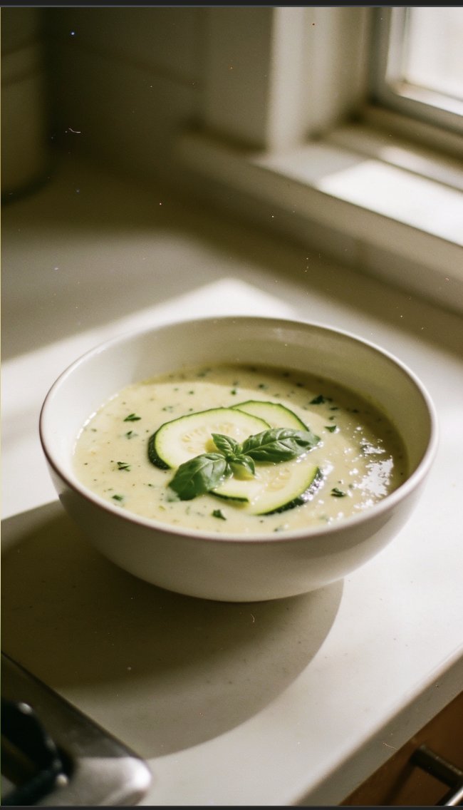 Zucchini Basil Soup