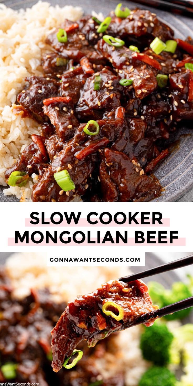 Slow Cooker Mongolian Beef