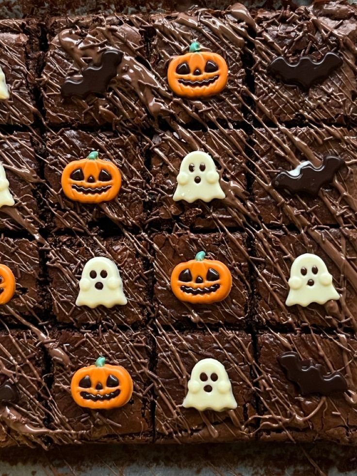 Fall brownies