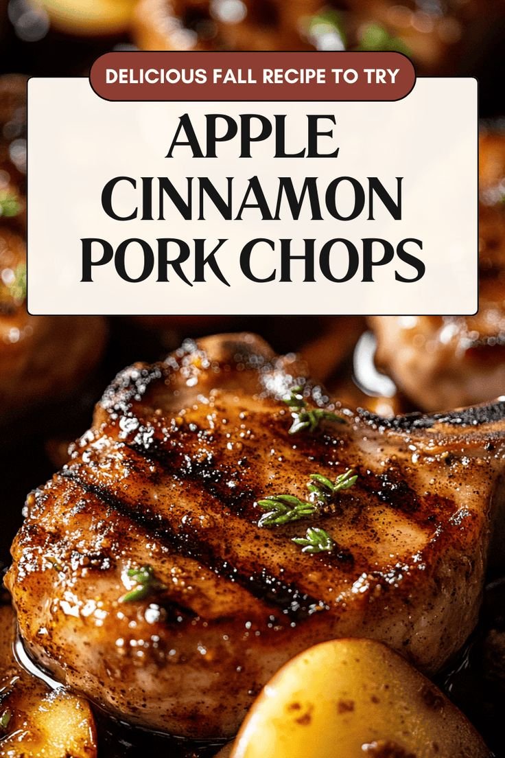 Easy Apple Cinnamon Pork Chops for Fall