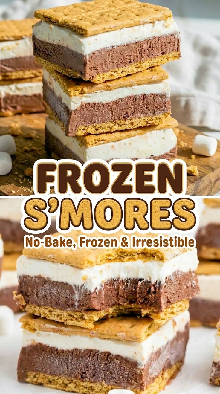 Frozen S’mores Bars Recipe: Easy No-Bake Summer Dessert Everyone Craves