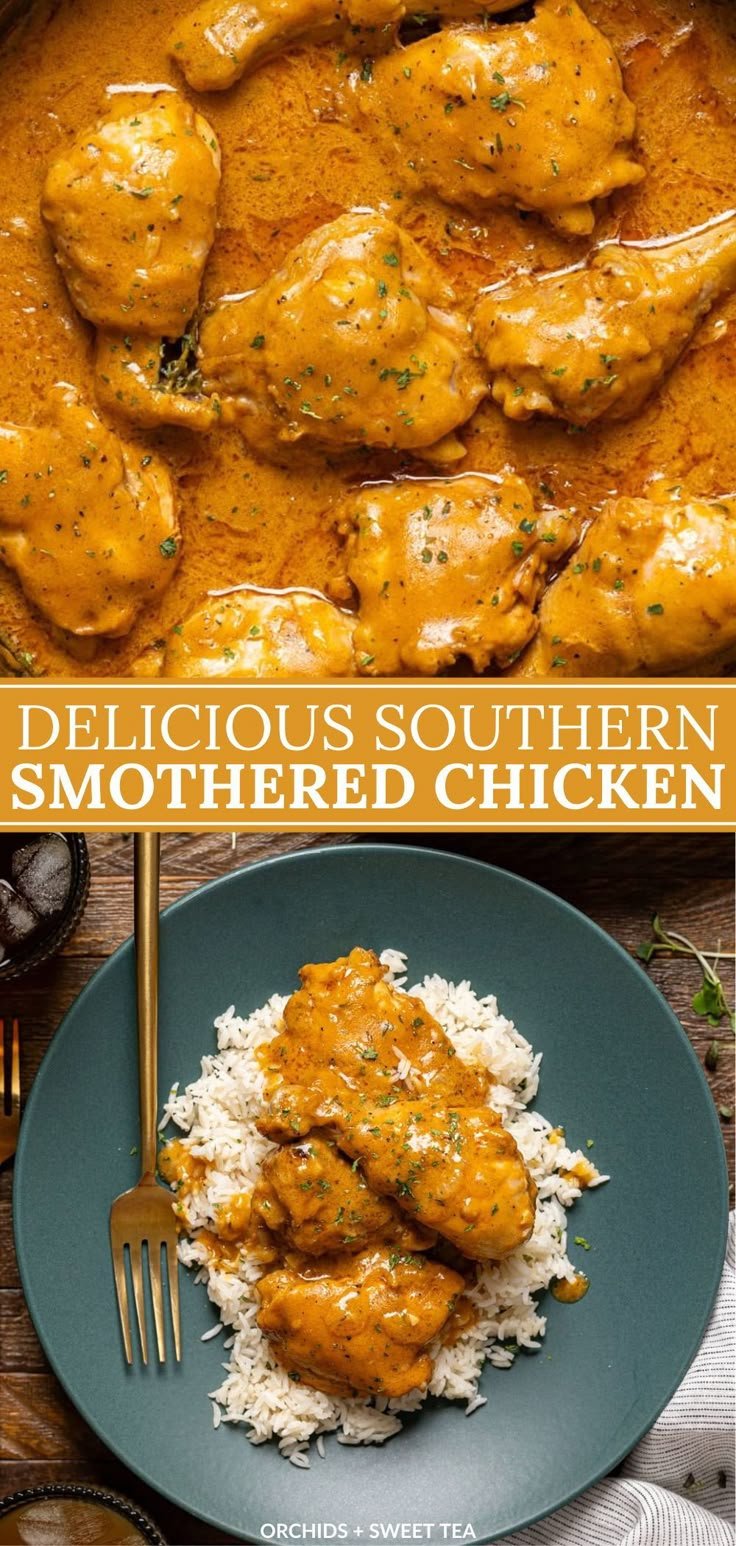 Delicious Southern Smothered Chicken