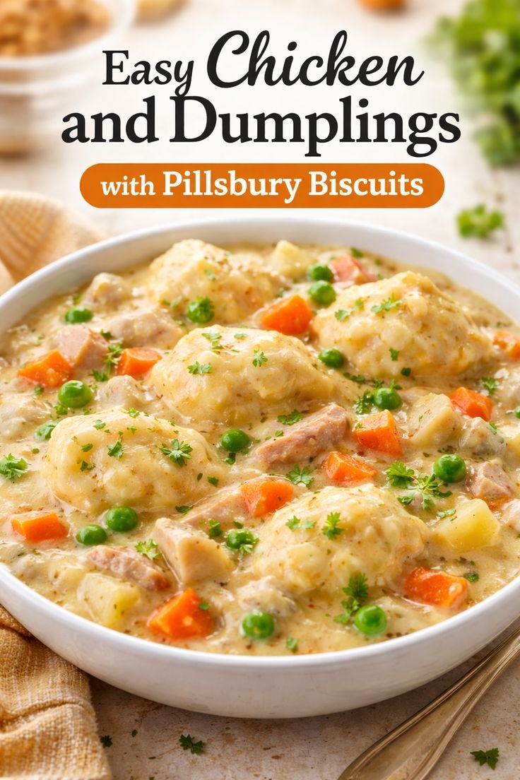 Comforting Easy Chicken Dumplings With Biscuits – Perfect Weeknight Meal