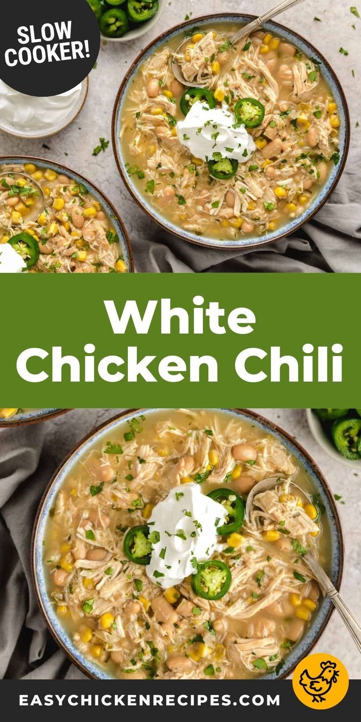 White Chicken Chili - Easy Chicken Recipes