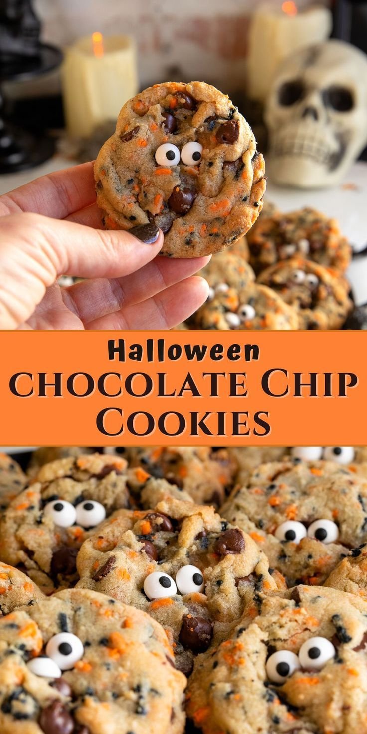 Halloween Chocolate Chip Cookies
