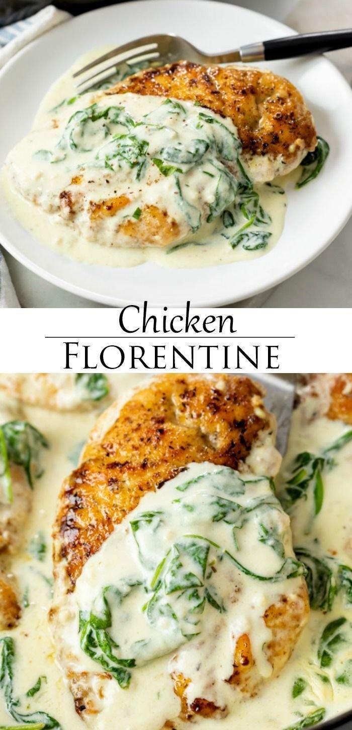 Chicken Florentine -BEST Recipe | Chicken florentine recipe, Chicken dishes recipes, Chicken dinner