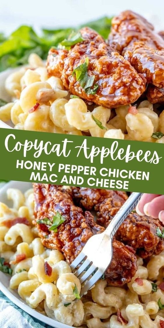 Honey Pepper Chicken Mac and Cheese