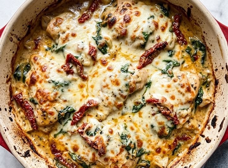 Tuscan Chicken Casserole