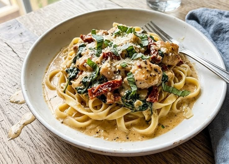 Tuscan Chicken Casserole