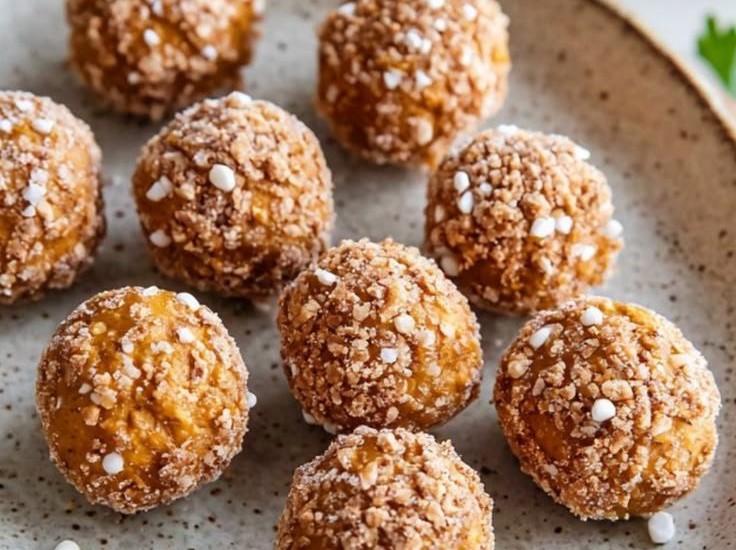 No-Bake Pumpkin Pie Truffles