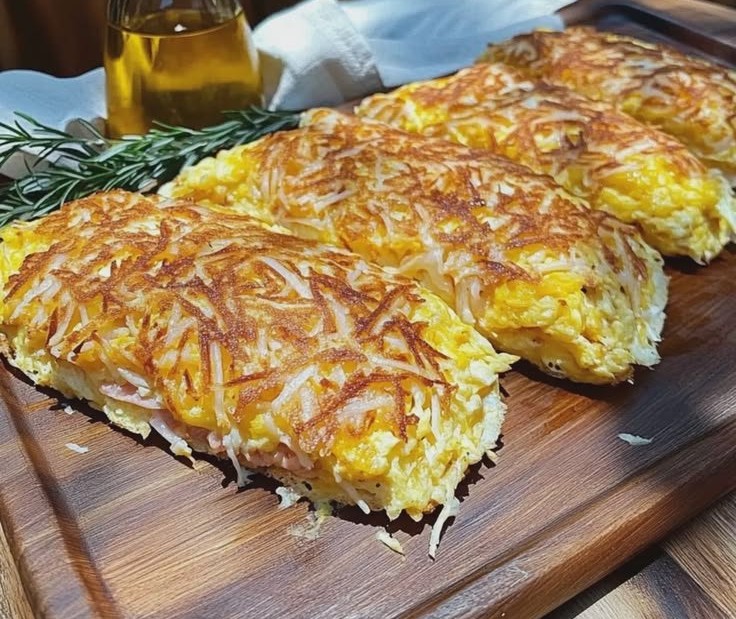 Crispy Hash Brown Omelet