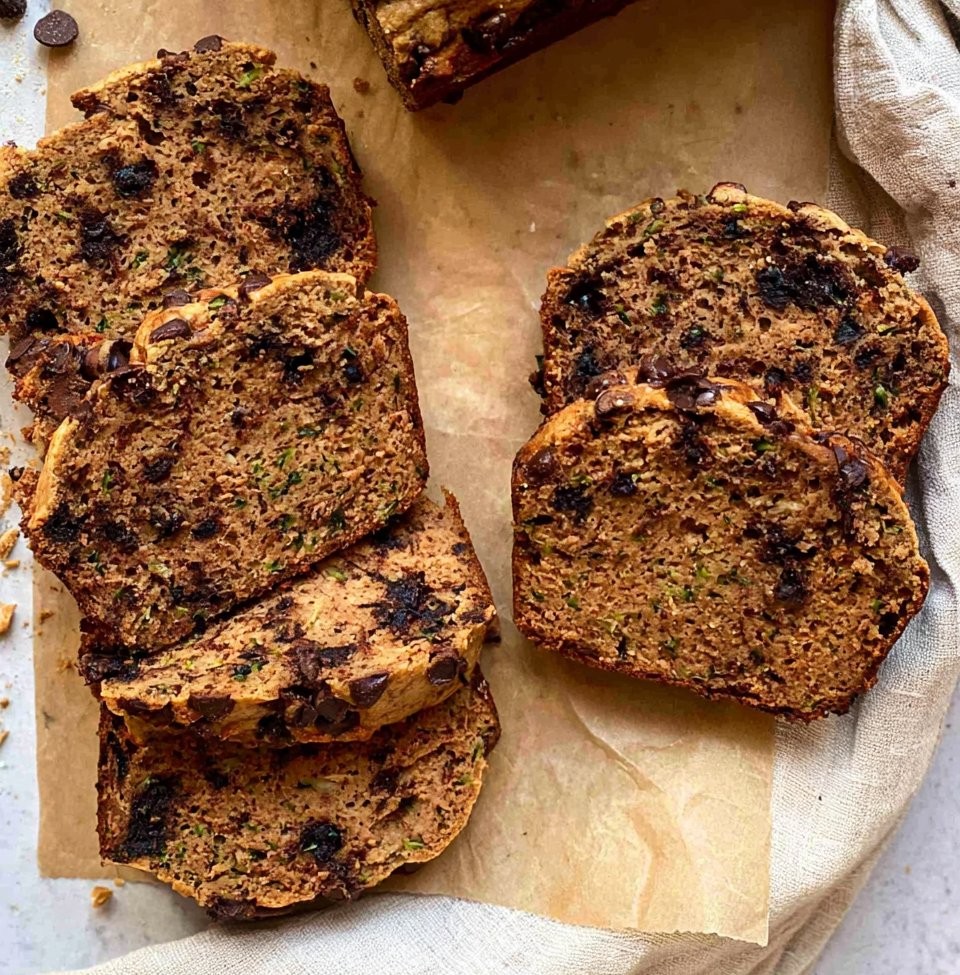 Peanut Butter Chocolate Chip Zucchini Bread