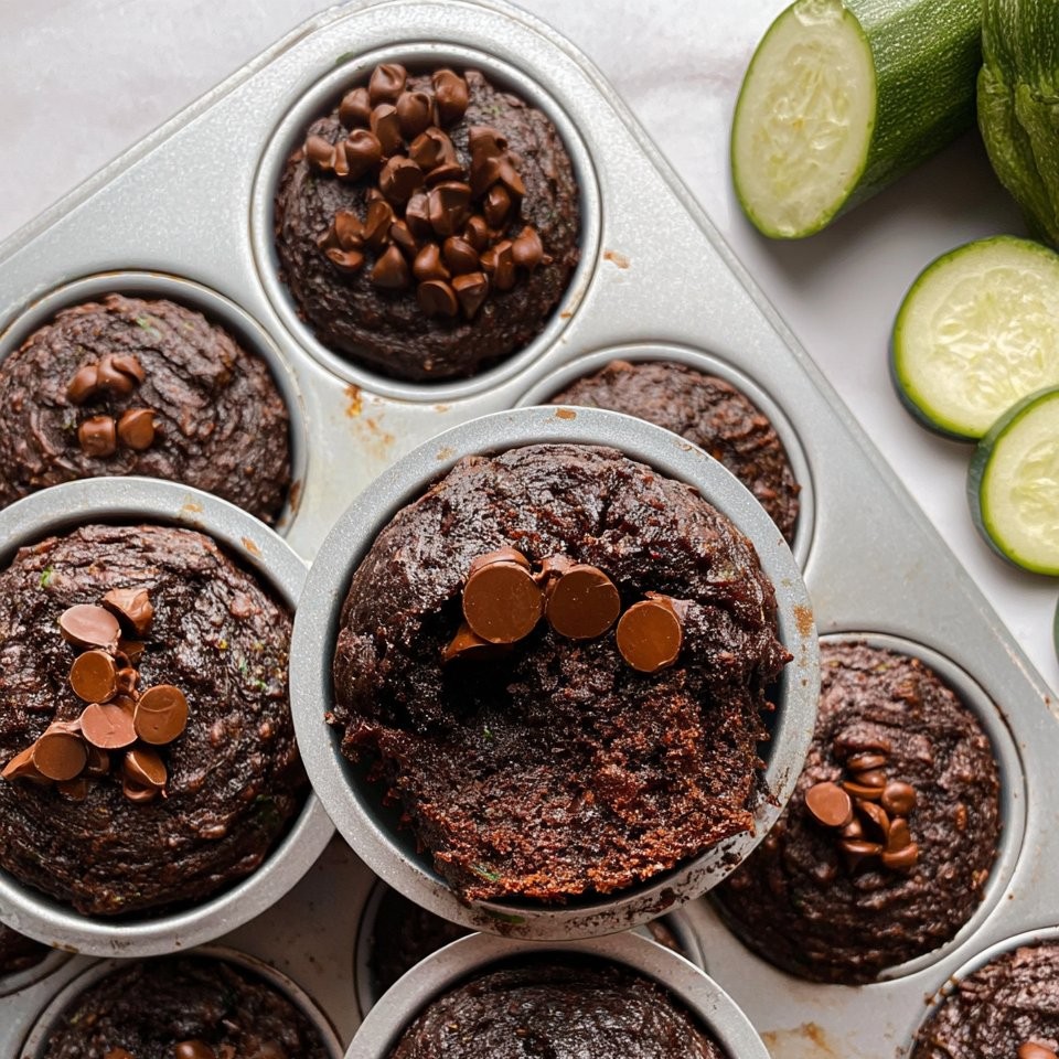 Chocolate Zucchini Muffins